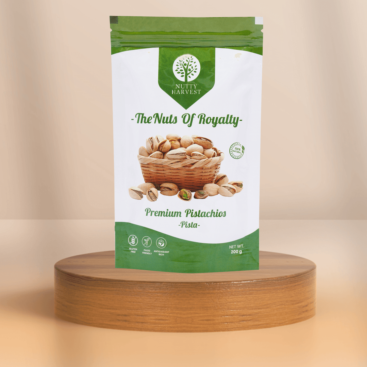 Premium Pistachios - Pista - Nutty Harvest | Premium Dry Fruits and Seeds
