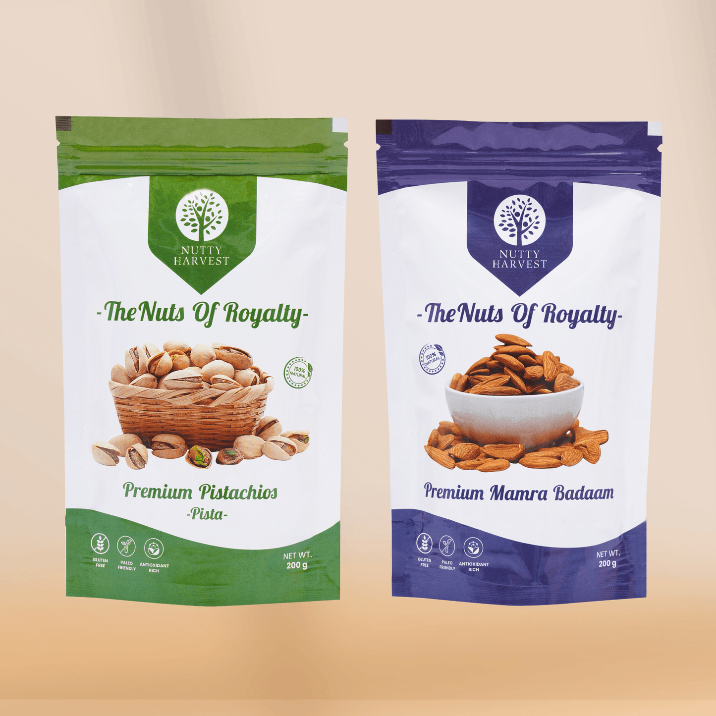 Premium Pistachios & Premium Mamra Badam - Nutty Harvest | Premium Dry Fruits and Seeds
