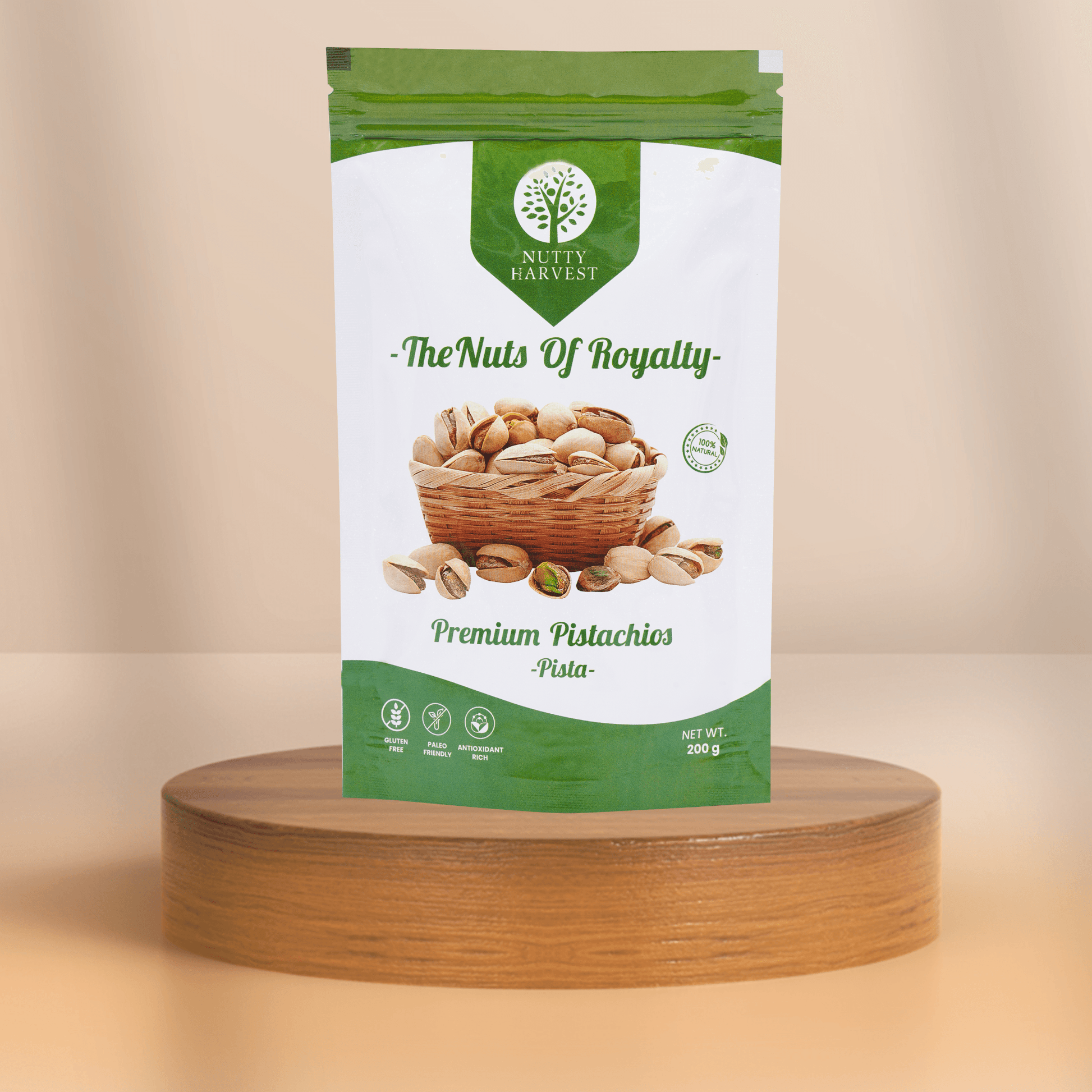Premium Pistachios - Pista - Nutty Harvest | Premium Dry Fruits and Seeds