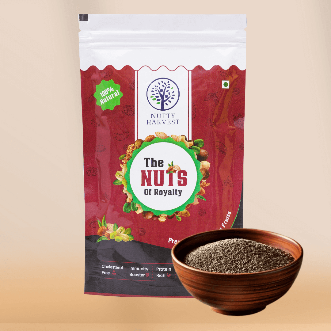 Premium Chia Seeds - Nutty Harvest | Premium Dry Fruits and Seeds