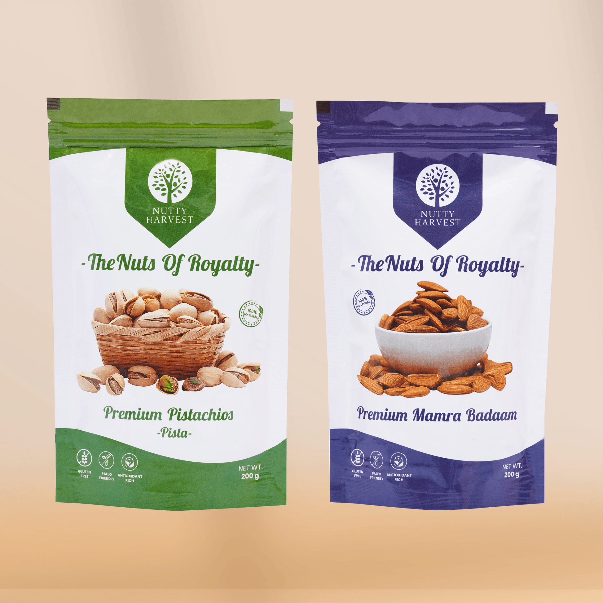 Premium Pistachios & Premium Mamra Badam - Nutty Harvest | Premium Dry Fruits and Seeds